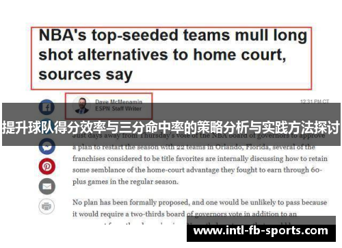 提升球队得分效率与三分命中率的策略分析与实践方法探讨